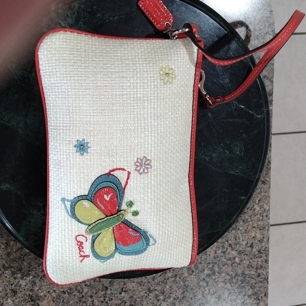 Coach Butterfly Wristlet - 9